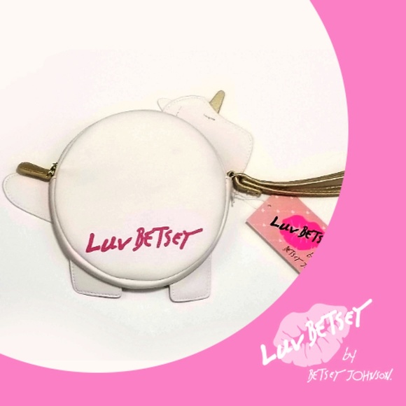 NWT Luv Betsey Unicorn  wristlet - Picture 3 of 3